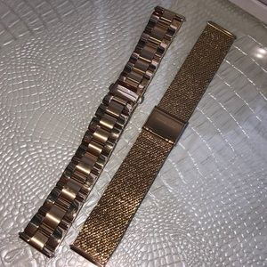 2 Micheal kors smart watch bands